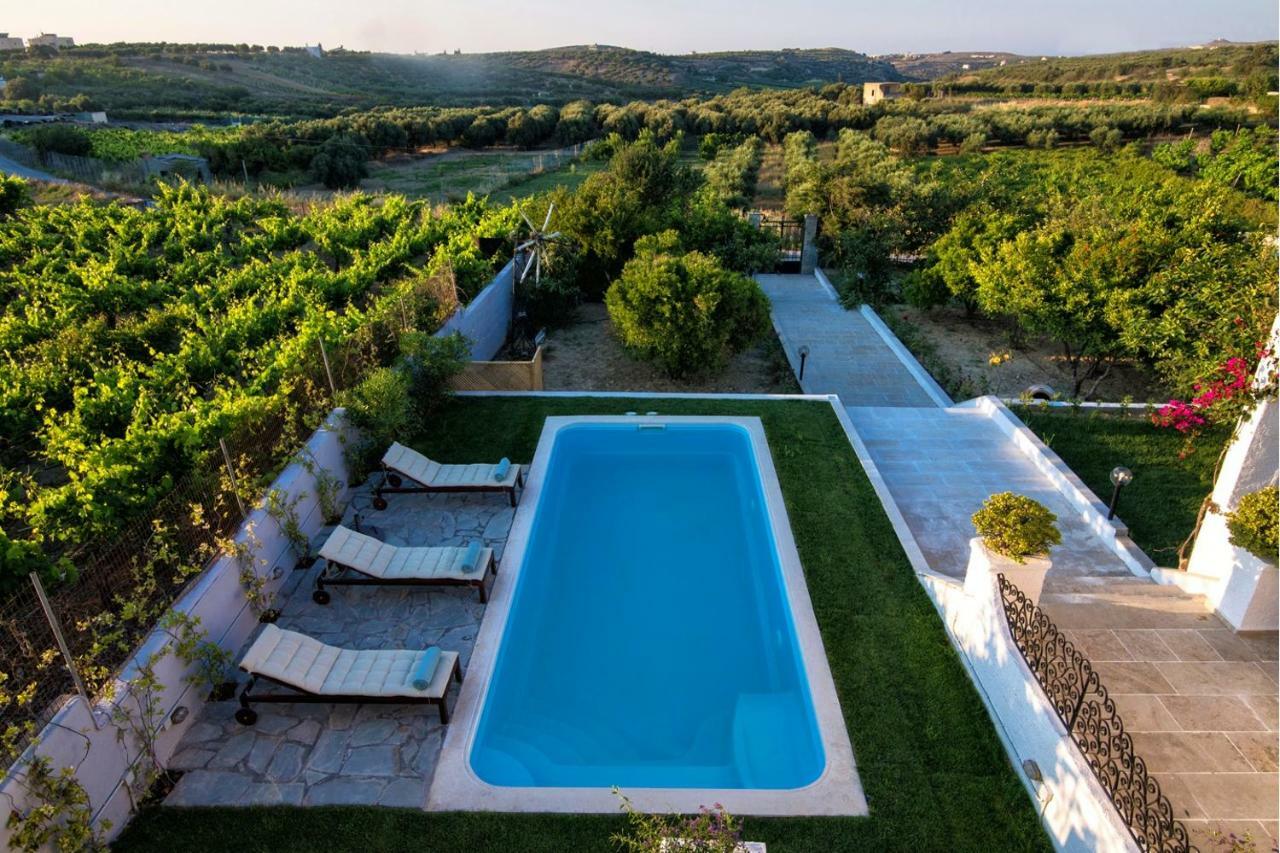 Luxury Villa Rosita W Heated Pool - Nature And Relax Epano Vathia Eksteriør bilde