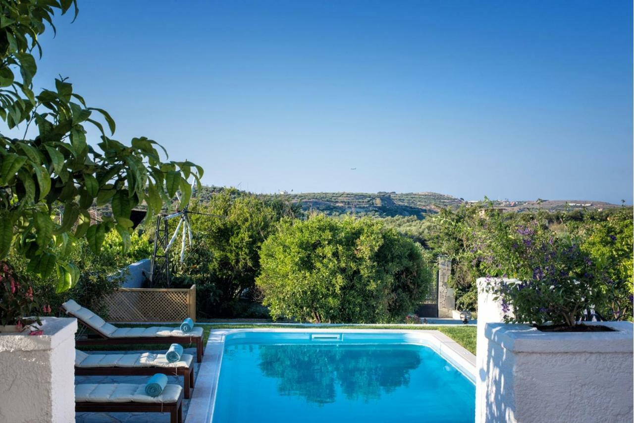 Luxury Villa Rosita W Heated Pool - Nature And Relax Epano Vathia Eksteriør bilde