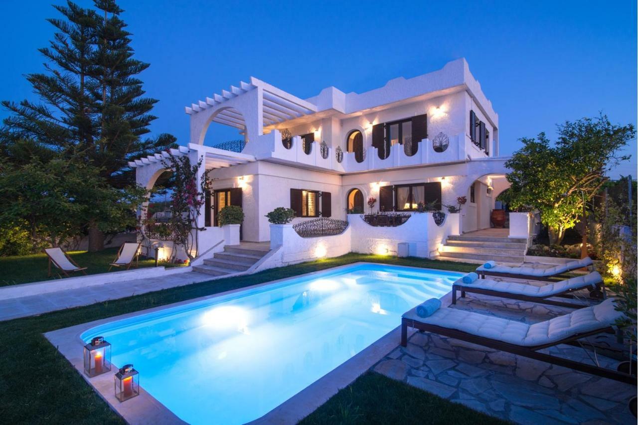 Luxury Villa Rosita W Heated Pool - Nature And Relax Epano Vathia Eksteriør bilde