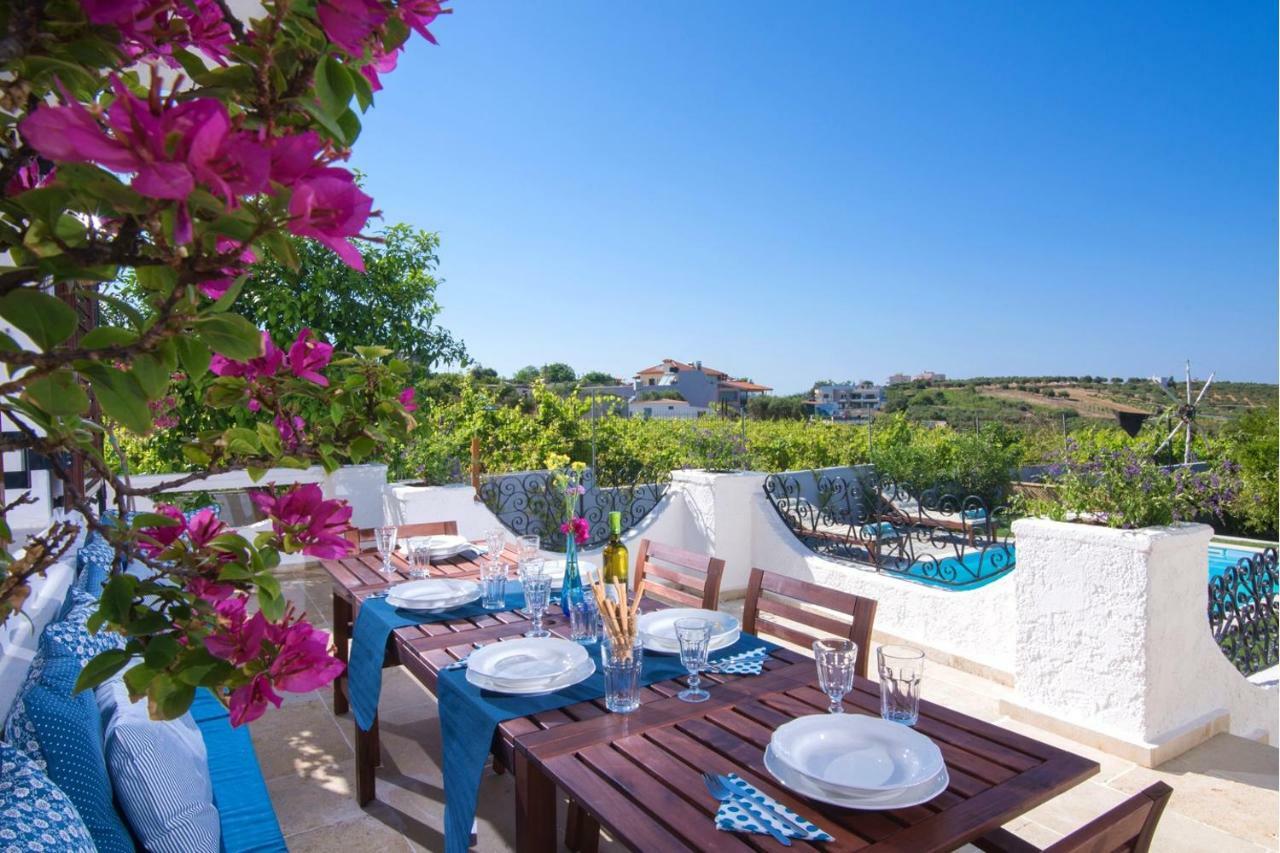 Luxury Villa Rosita W Heated Pool - Nature And Relax Epano Vathia Eksteriør bilde